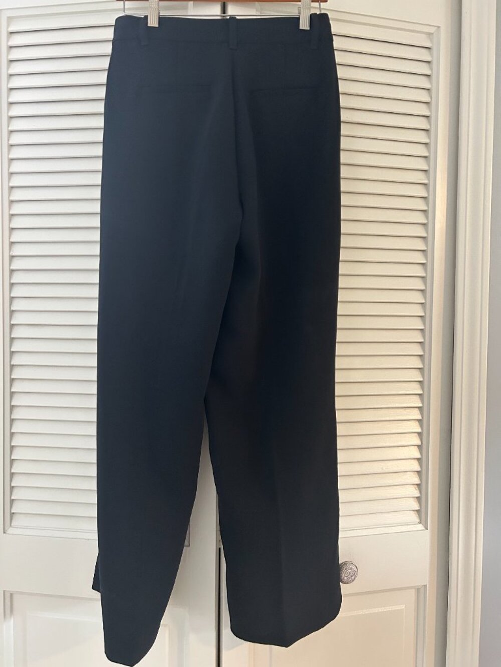 Aritzia Wide Leg Trousers in Black - Picture 3 of 6